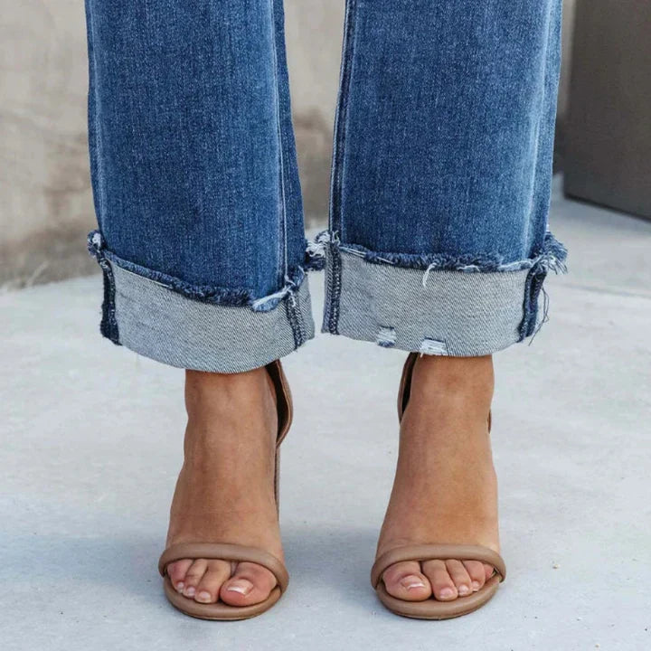 Alani - denim pants with high waist