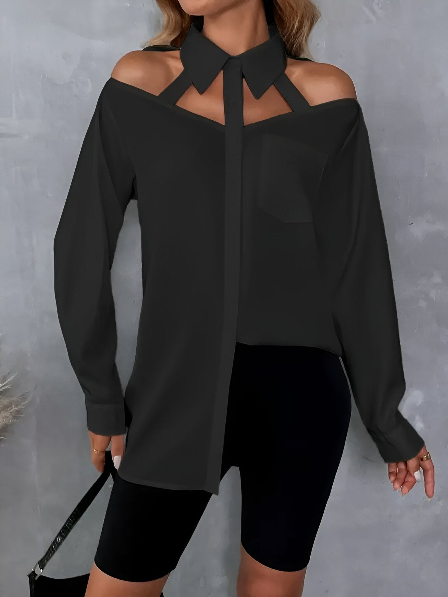 Nayra | stylish shirt with button closure