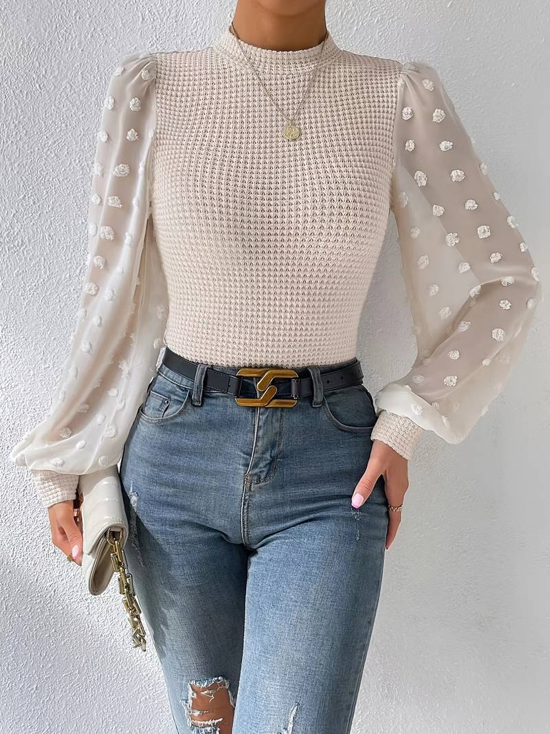 Chic crochet blouse for women