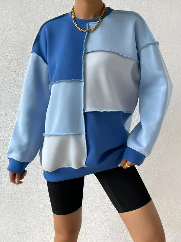 Mila - seat shirt with color blocks