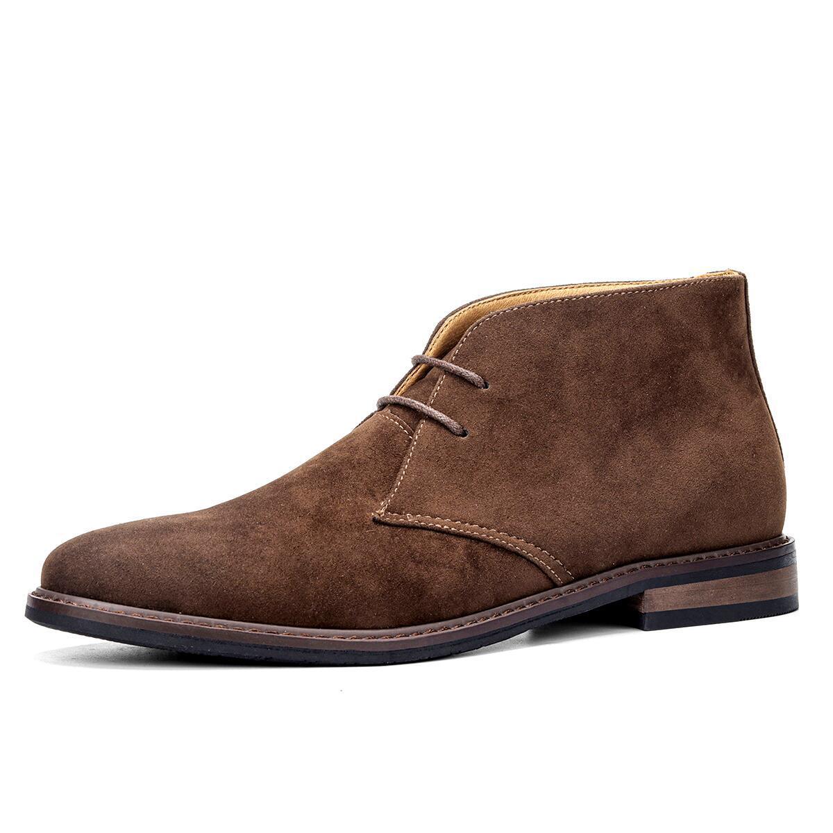 Classic desert boots for men in vintage style