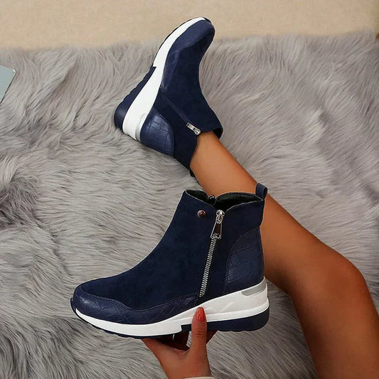 Comfortable waterproof women's ankle boots