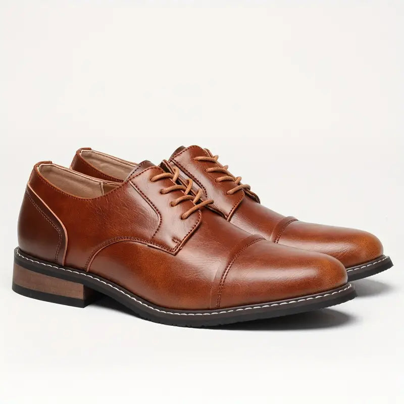 Harrison - sturdy vintage derby shoes for men