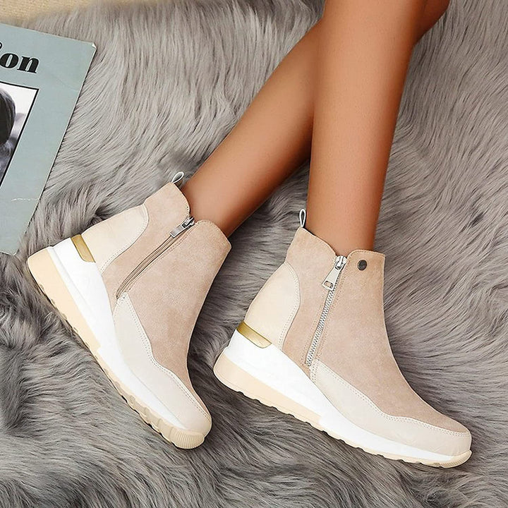 Comfortable waterproof women's ankle boots