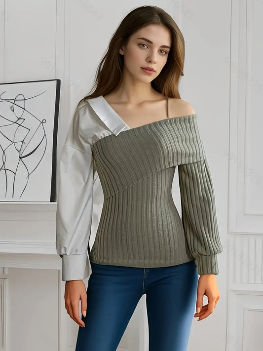 Shirley - stylish asymmetrical top