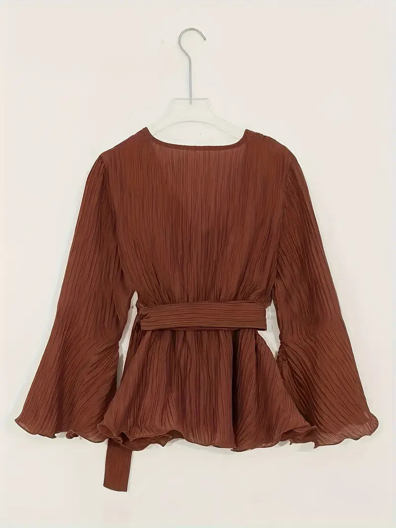 Ohna - chic wrap blouse