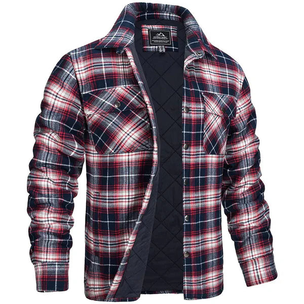 Darius - men's lumberjack jacket in a checked design