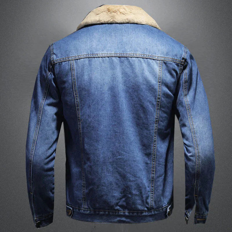 Denim jacket in caude milano style