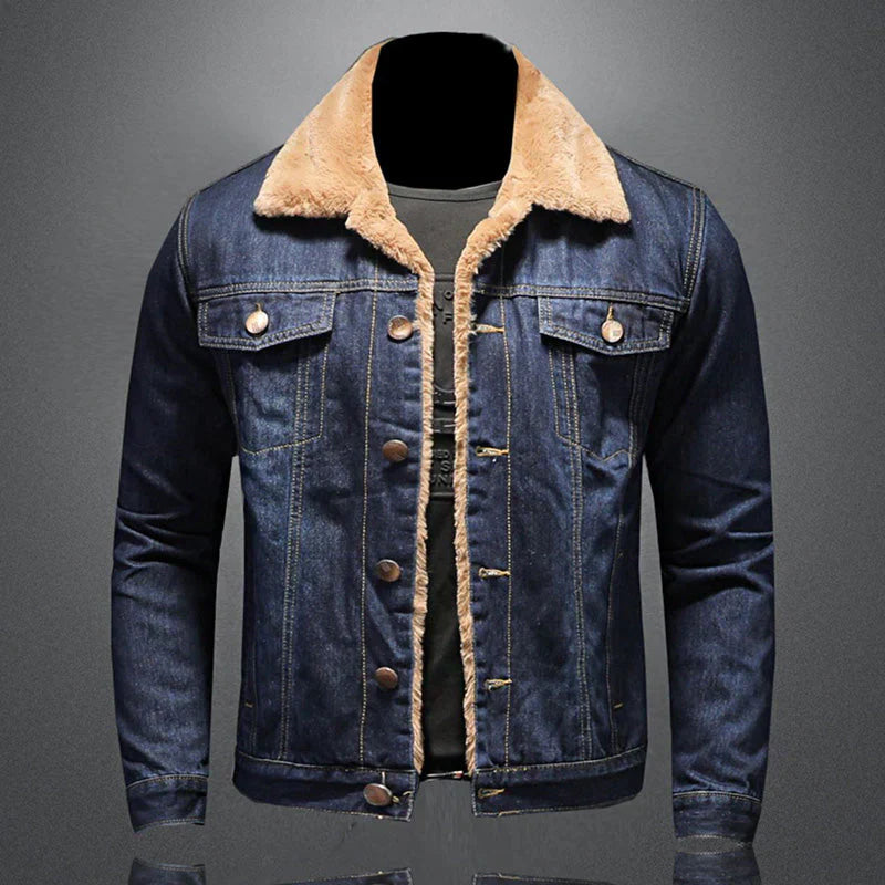 Denim jacket in caude milano style