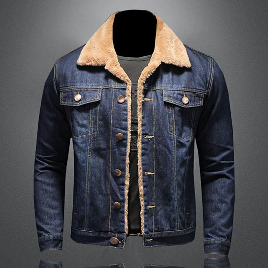 Denim jacket in caude milano style