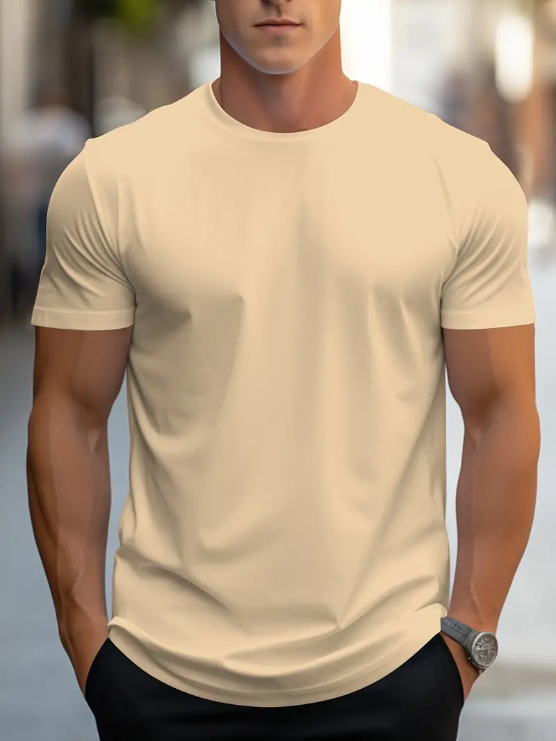 Aristos - classic men's crew neck t-shirt