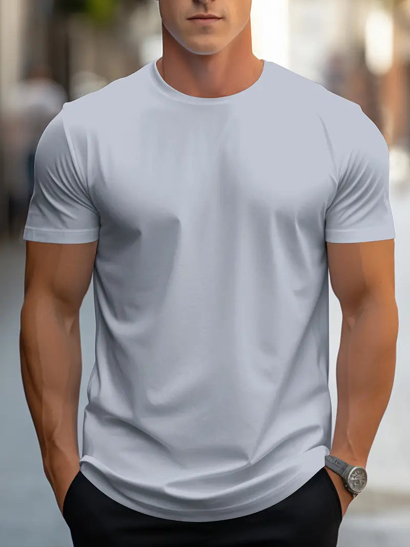 Aristos - classic men's crew neck t-shirt