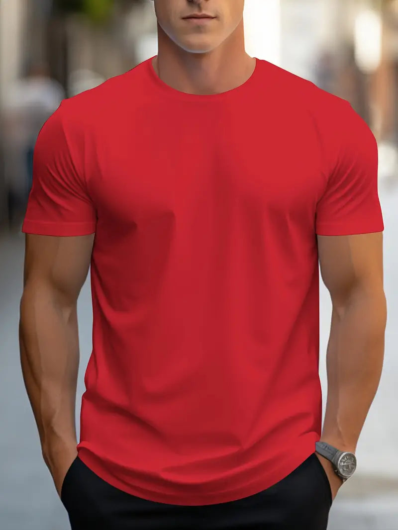 Aristos - classic men's crew neck t-shirt