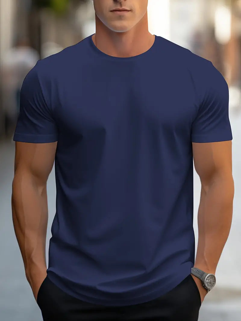 Aristos - classic men's crew neck t-shirt