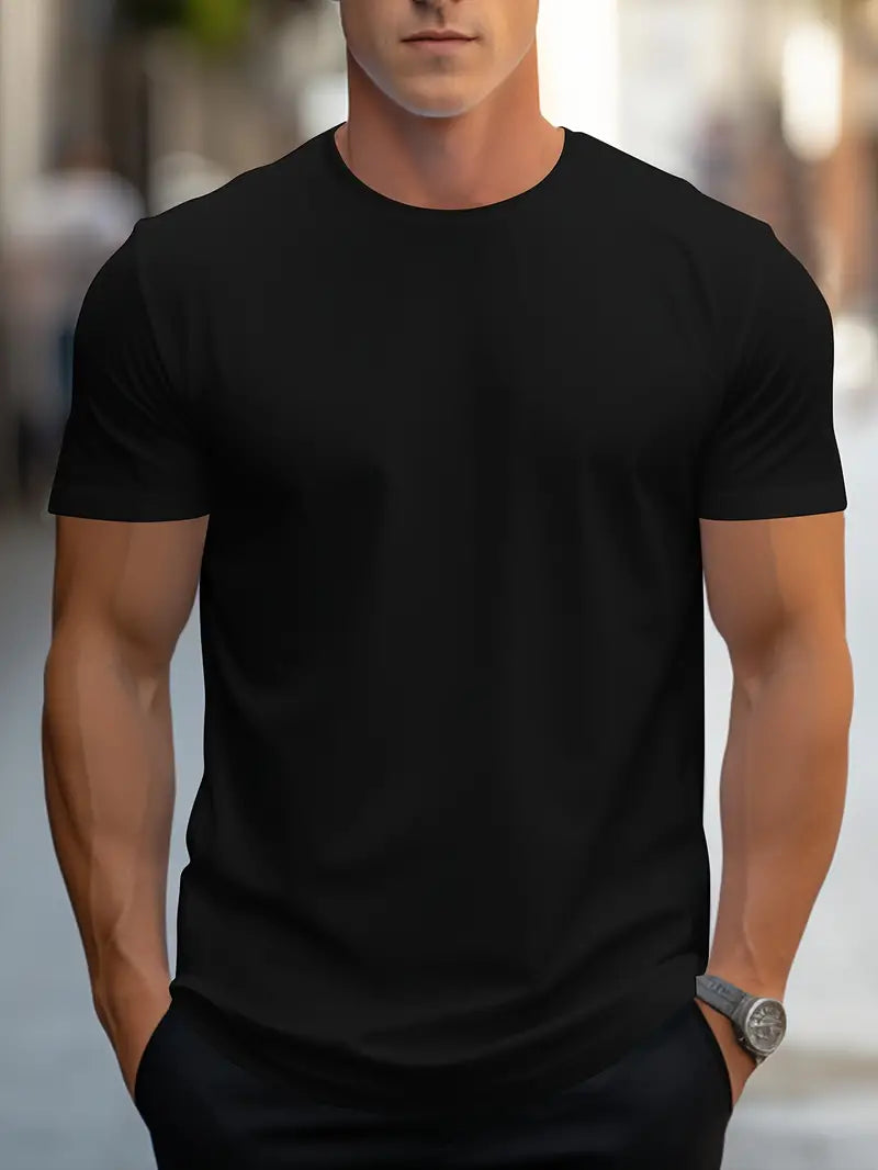 Aristos - classic men's crew neck t-shirt