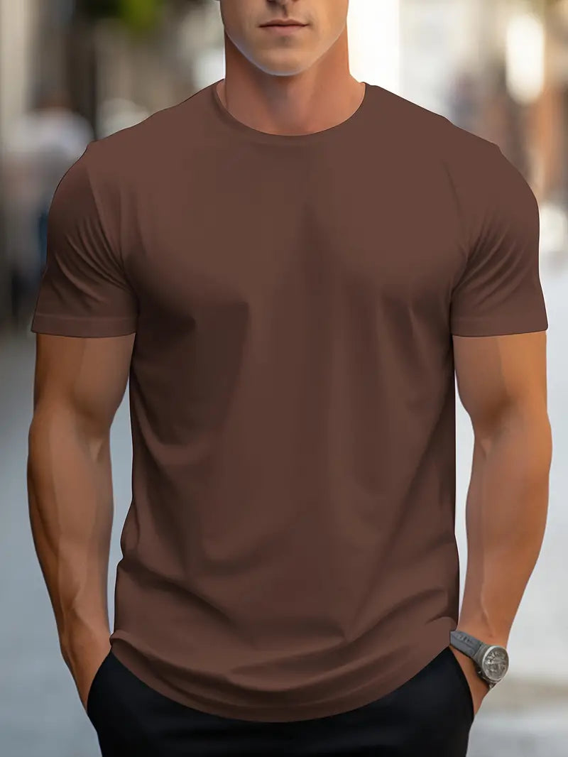 Aristos - classic men's crew neck t-shirt