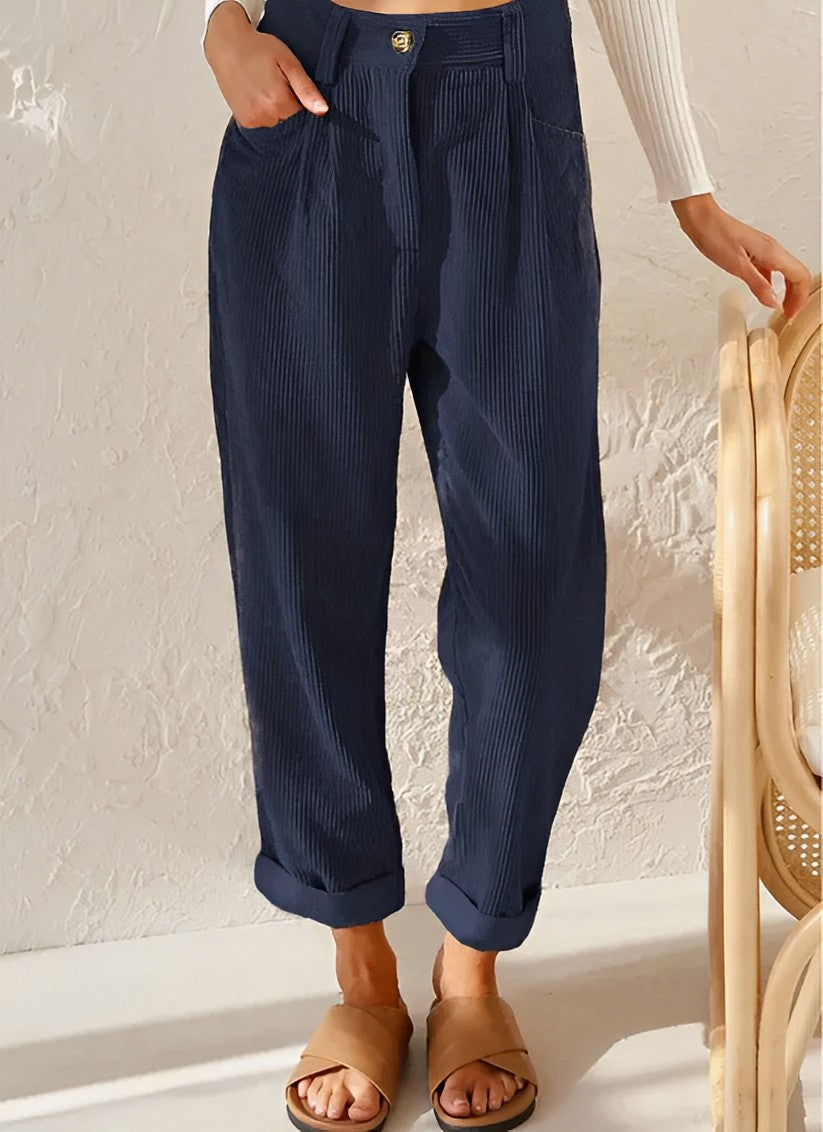 Ingrid - fashionable corduroy pants