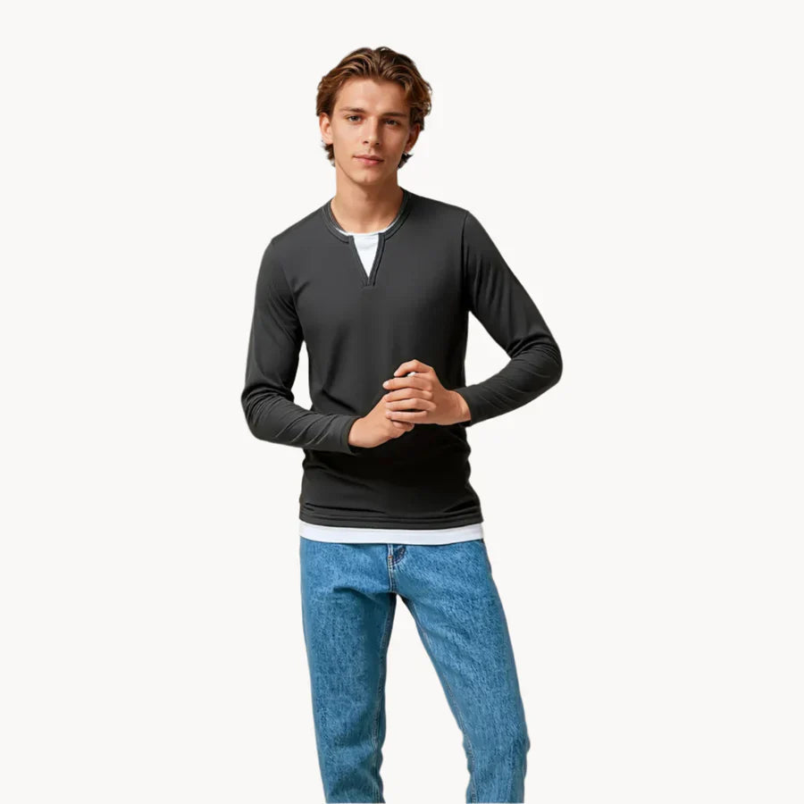 Damiaan - long sleeve shirt