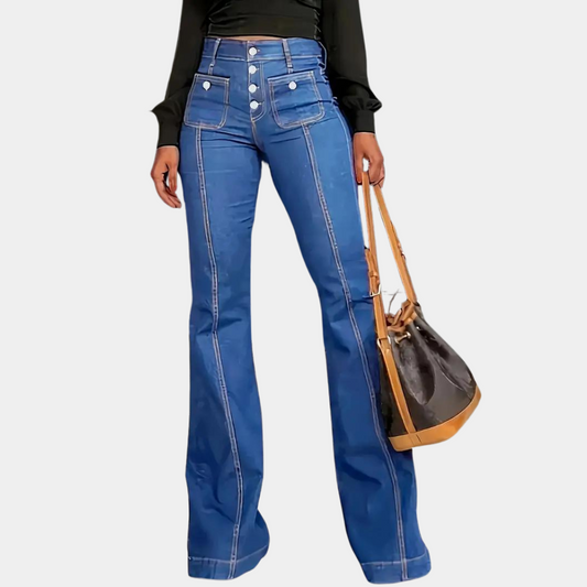 Chic high-waisted women's trousers from pazienza - trendy and comfortable