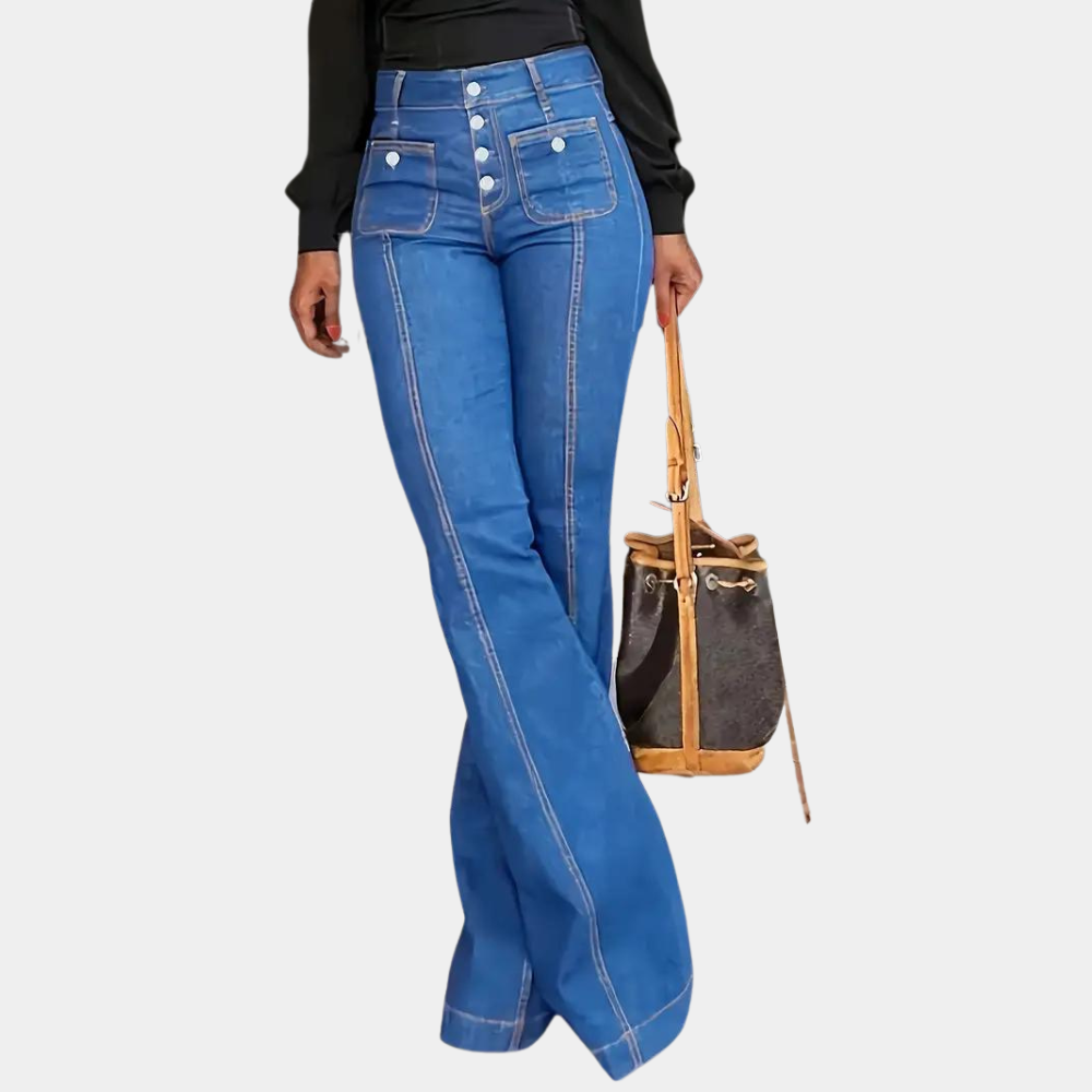 Chic high-waisted women's trousers from pazienza - trendy and comfortable