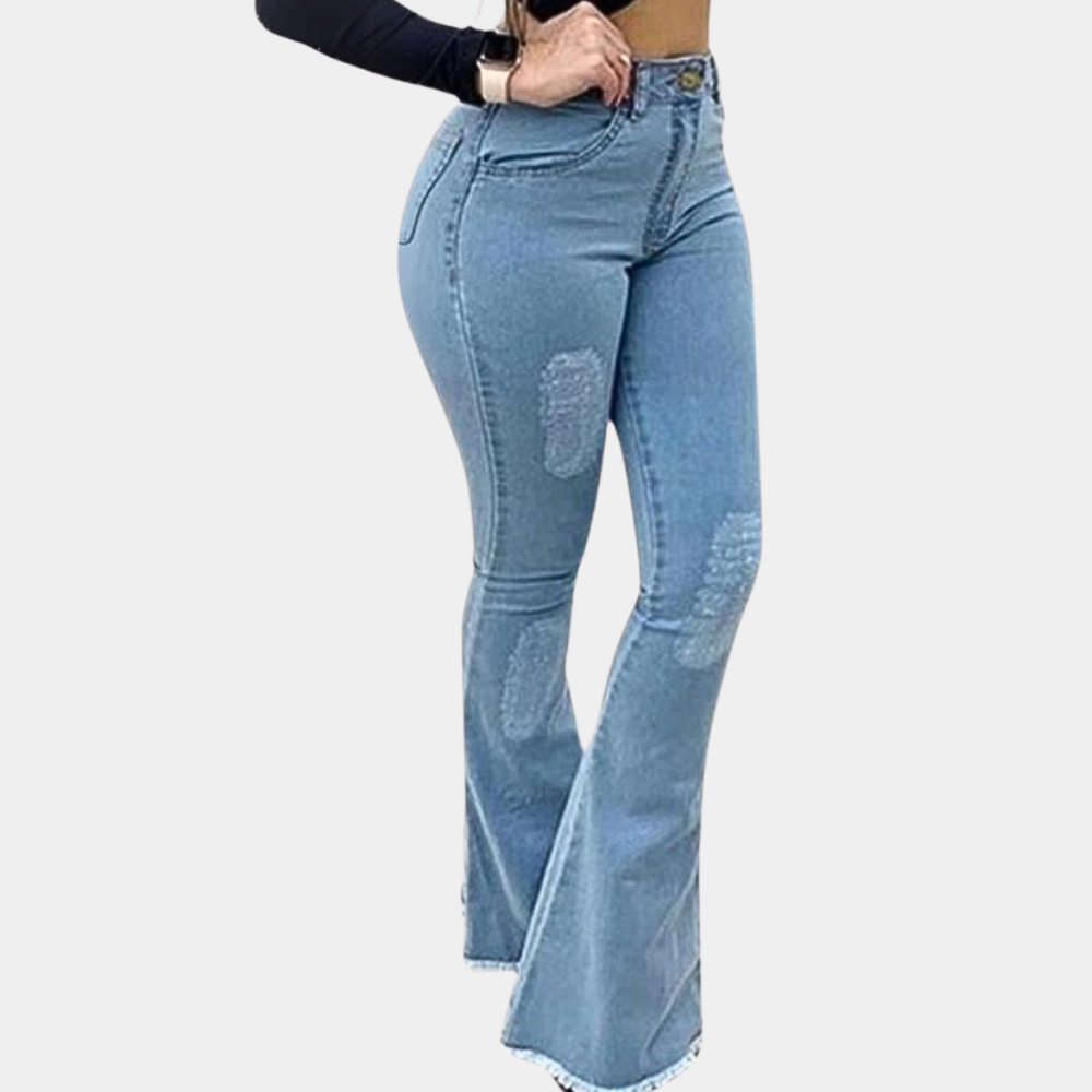 Fashionable flared trousers for women