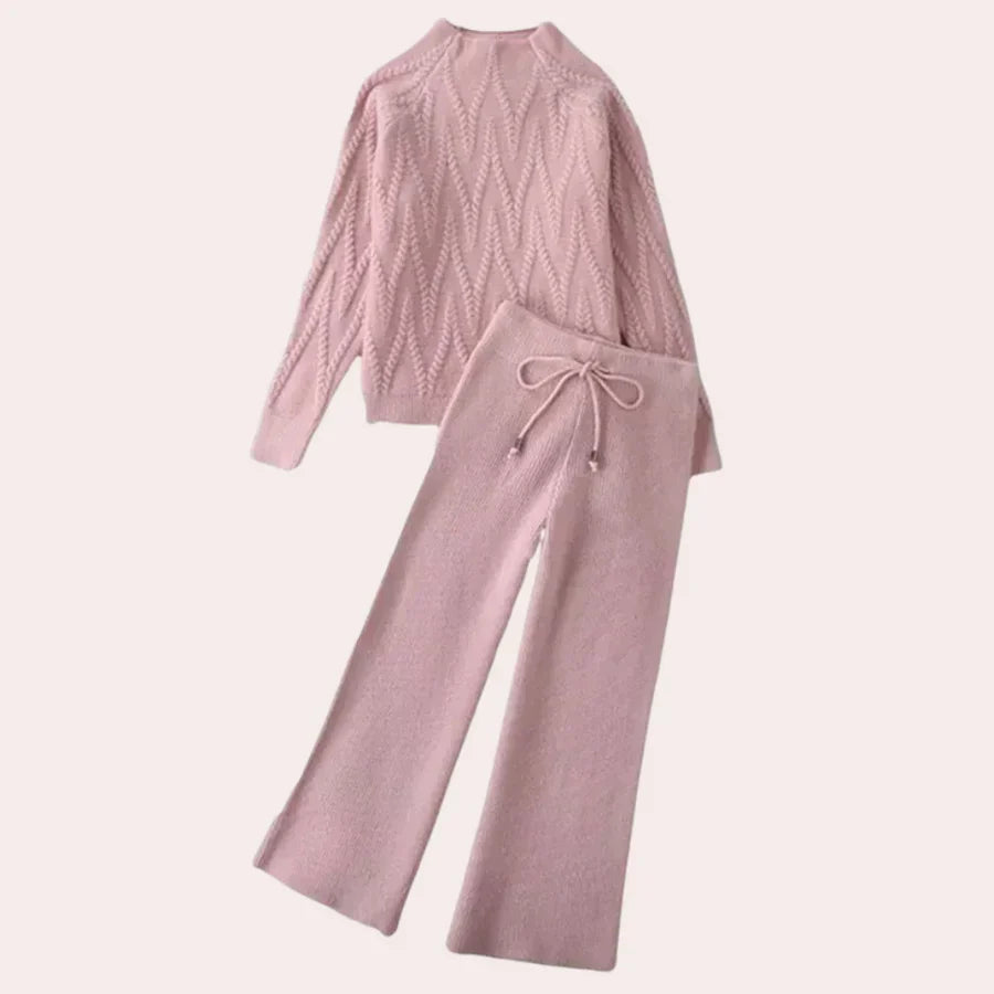 Graciela - elegant 2-piece knitting set for women