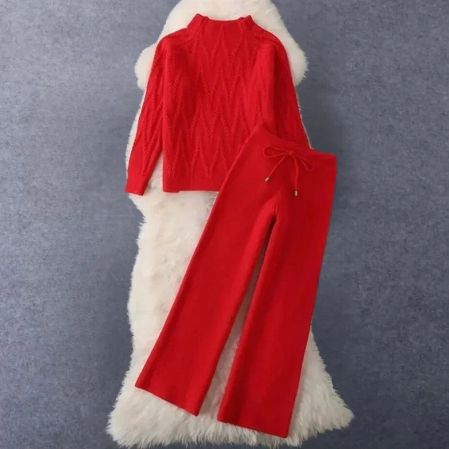 Graciela - elegant 2-piece knitting set for women