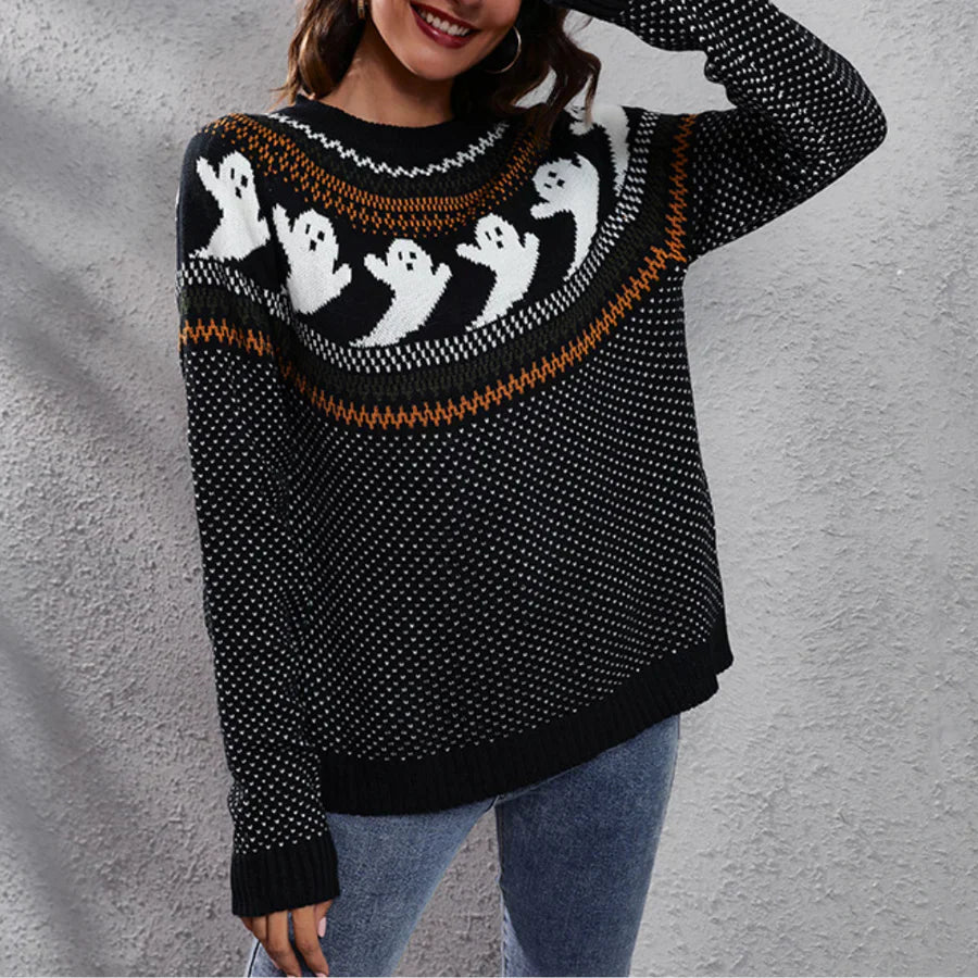 Stylish cousins halloween jumper for ladies - perfect for the holidays!