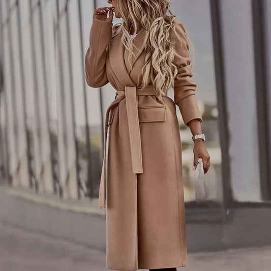 Valeraine - elegant women's jacket with a fashionable belt