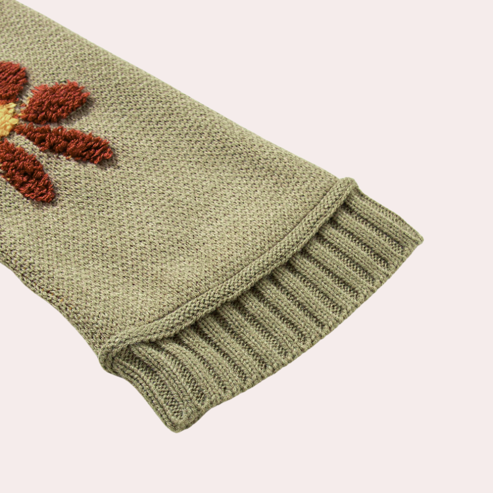 Honoria - elegant floral sweater for women