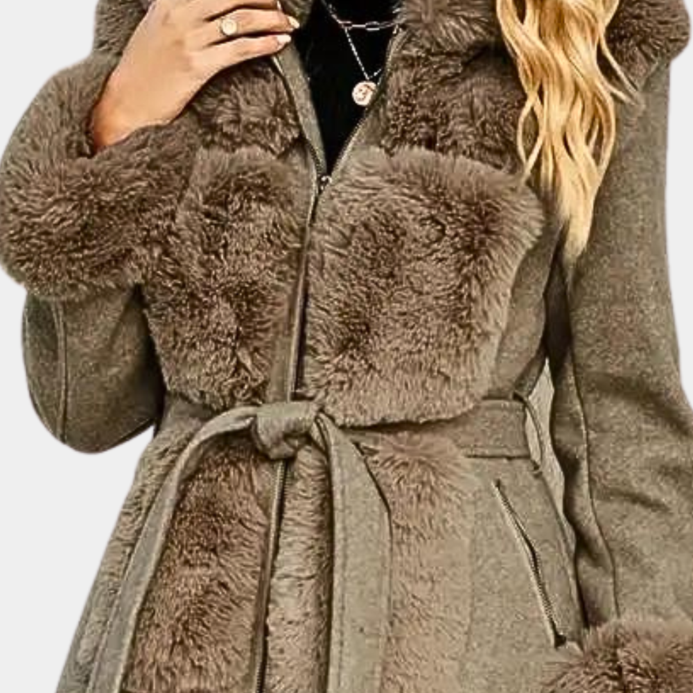 Chrstine - ultimate comfort plush women's coat