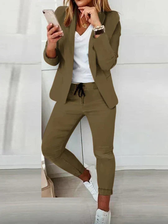 Ludovica - chic timeless ladies blazer and trouser suit