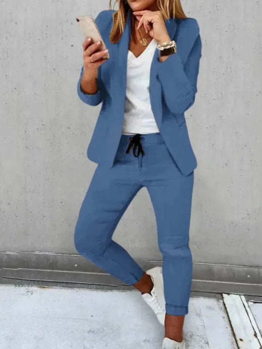 Ludovica - chic timeless ladies blazer and trouser suit