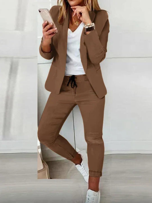 Ludovica - chic timeless ladies blazer and trouser suit