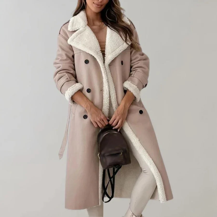 Stylish long winter coat for women from Cornelis