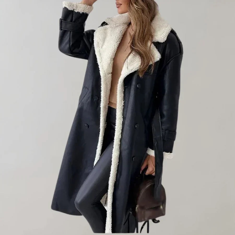 Stylish long winter coat for women from Cornelis
