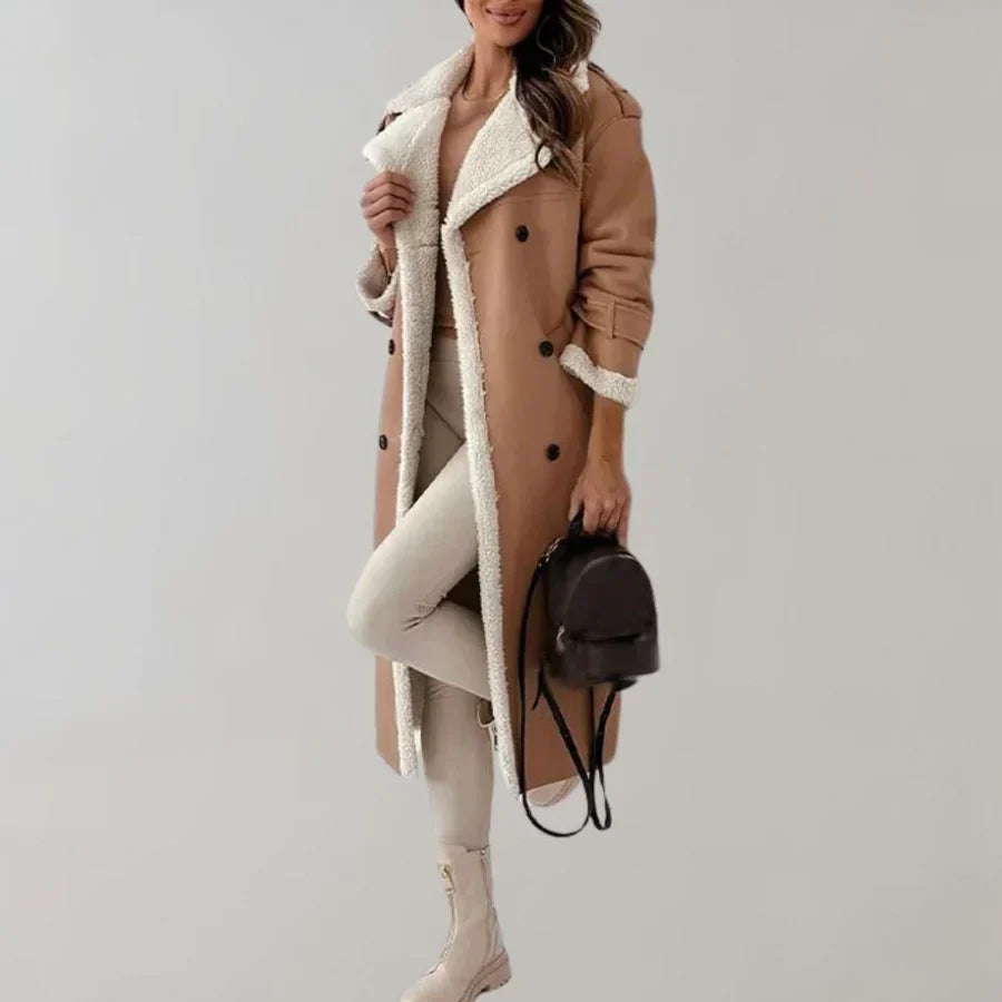 Stylish long winter coat for women from Cornelis