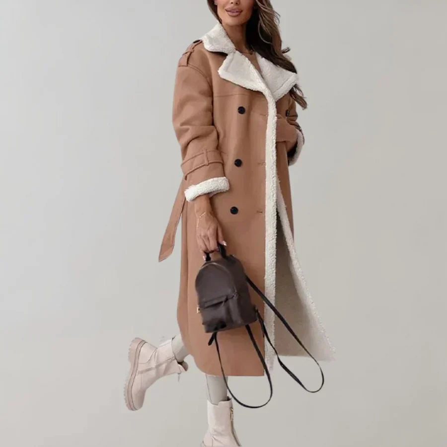Stylish long winter coat for women from Cornelis