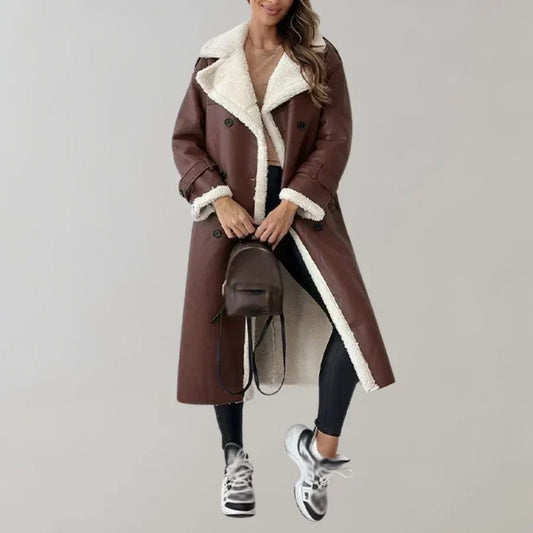 Stylish long winter coat for women from Cornelis