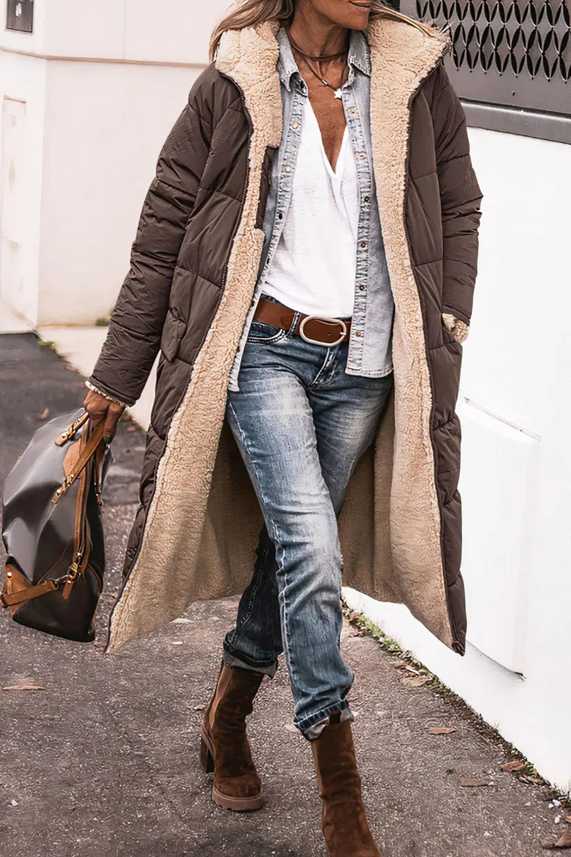 Double-breasted parka - Esme