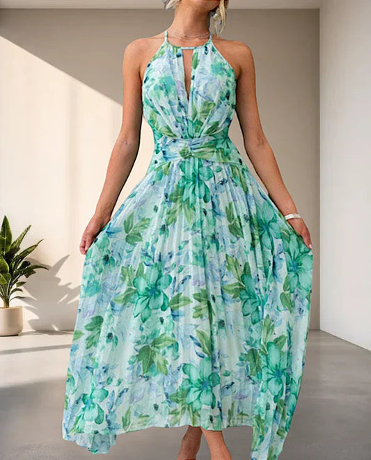 Athene - a summery halter dress