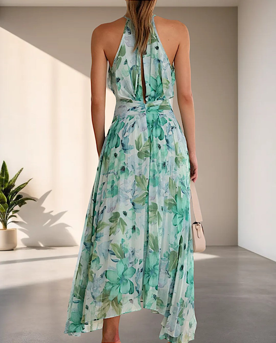 Athens - a summery halter dress