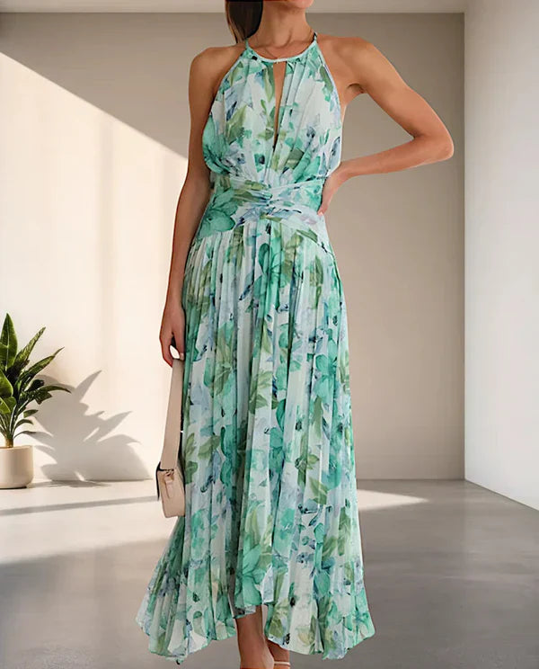 Athene - a summery halter dress
