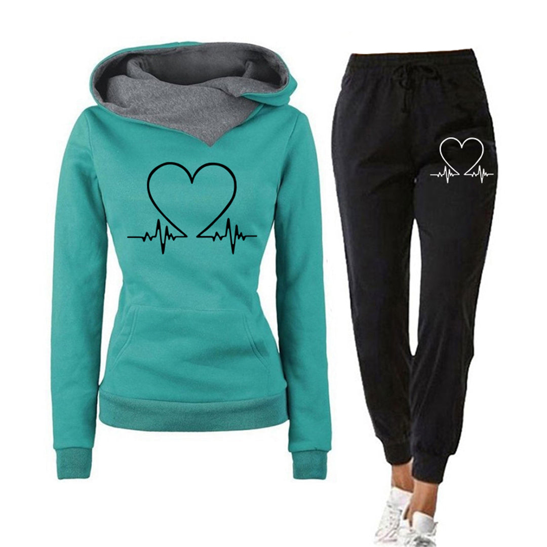 Heartbeat - elegant women's jogging set with comfortable trousers