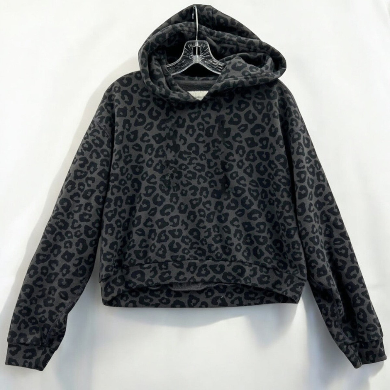 Men's Leopard Print Hoodie - Stylish and Casual for Streetwear