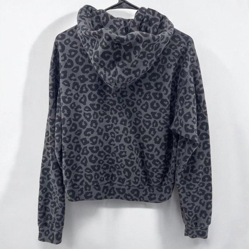 Men's Leopard Print Hoodie - Stylish and Casual for Streetwear