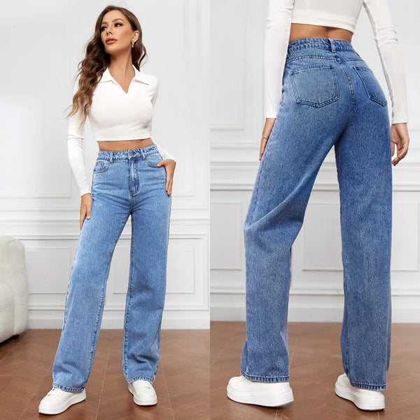 Gloria - vintage high waist stretch jeans