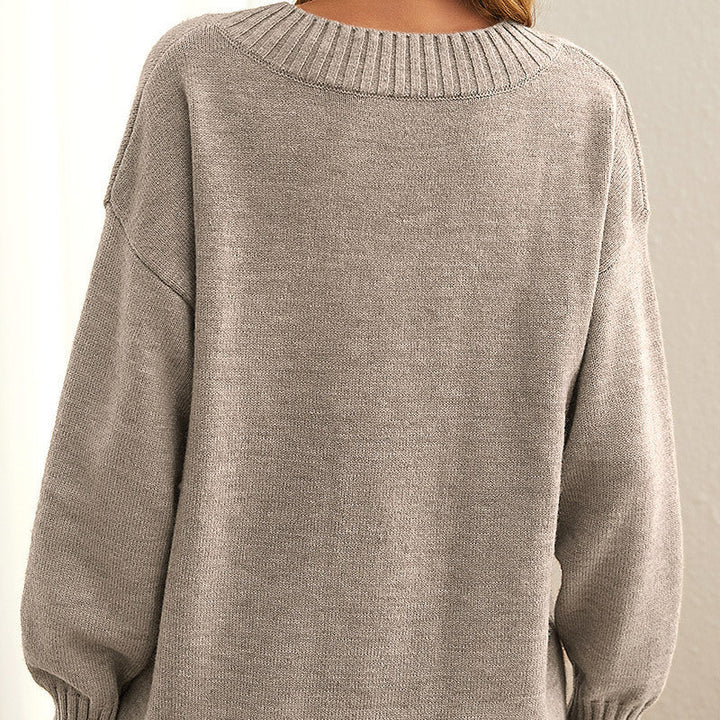 Susa - cashmere sweater - women's knitted sweater with v-neck