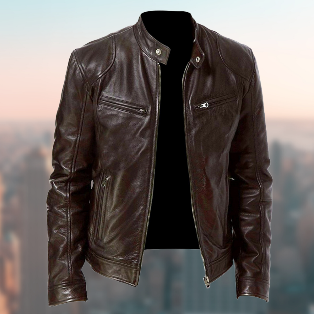 F.S. | high-quality and elegant leather jacket for men