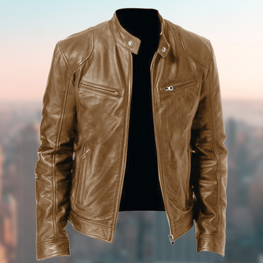 F.S. | high-quality and elegant leather jacket for men